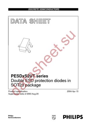 PESD3V3S2UT T/R datasheet  